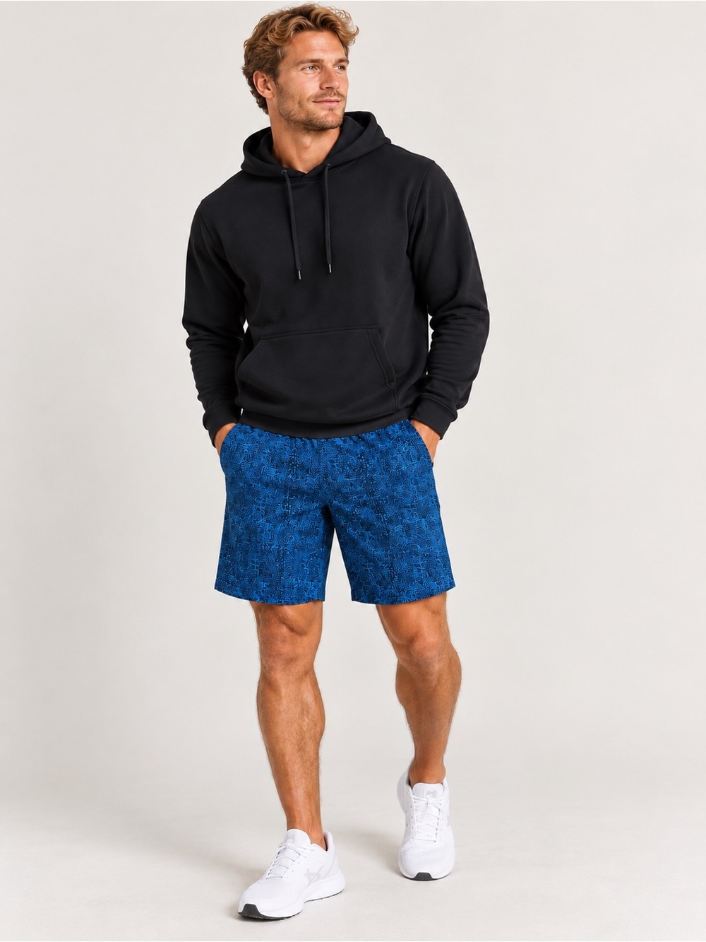 lululemon Men’s T.H.E. Short 11” Linerless Blue Iron Blue True Navy Speckled